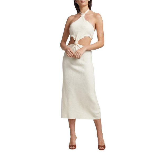 Cult Gaia Dresses & Skirts - Cult Gaia Cameron Cutout Midaxi Dress Off White Size S
